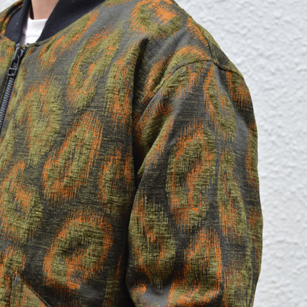 Sasquatchfabrix. /// JACQUARD FLIGHT JACKET Olive 08