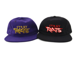 STRAY RATS /// RAT STAR HOODED SWEAT SHIRTS Black