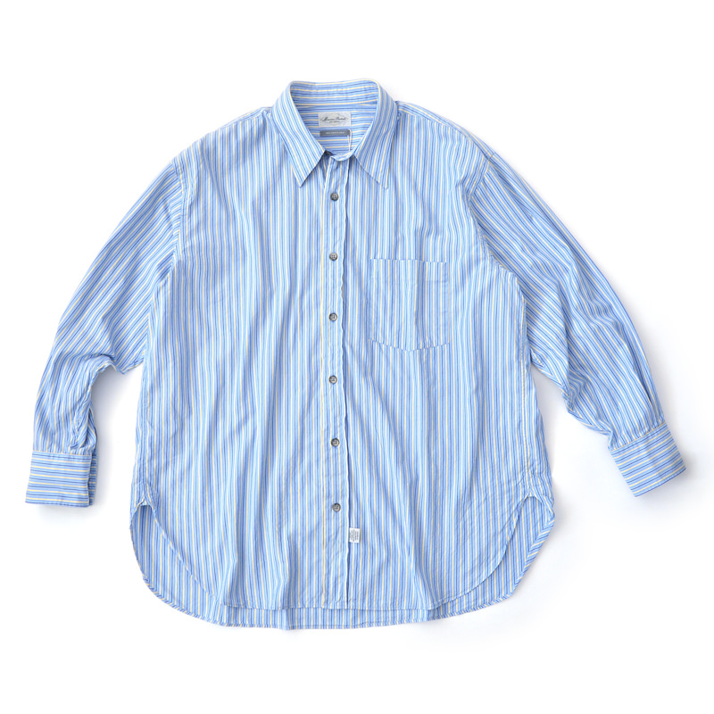Marvine Pontiak shirt makers (Regular Collar 3 Button SH Blue × Yellow