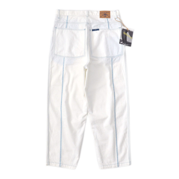gourmet jeans /// LOCK STITCH White 01