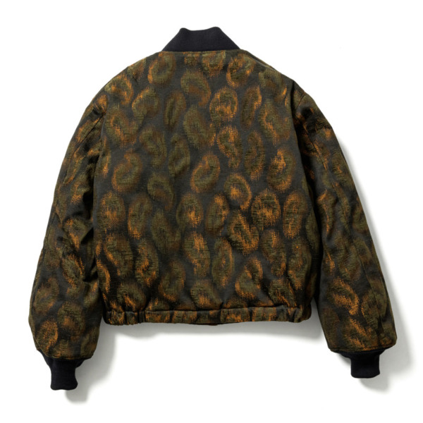 Sasquatchfabrix. /// JACQUARD FLIGHT JACKET Olive 01