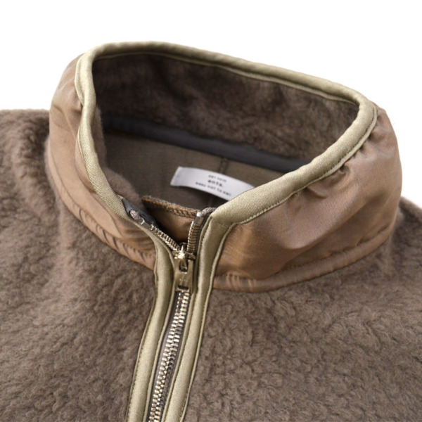 ents. /// Camel Boa Fleece Jacket Taupe 01