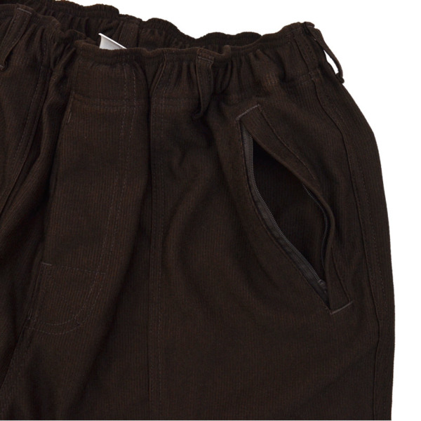 COMFORTABLE REASON /// Pique Baker Slacks Chocolate 02