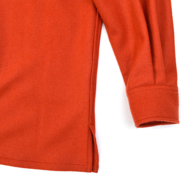 URU /// WOOL JERSEY LONG SLEEVE SHIRTS Orange 02