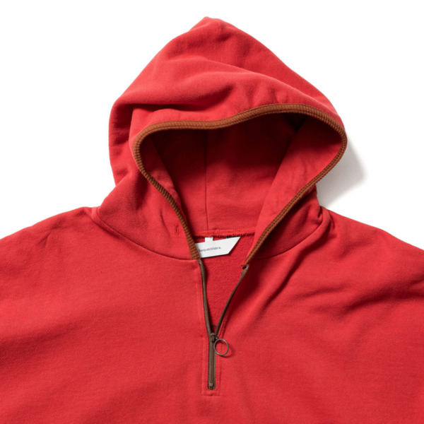 Sasquatchfabrix. /// TALISMAN HALF ZIP SWEAT HOODIE Red 07