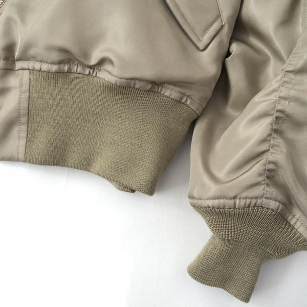 ents. /// Silk Twill MA-1 Jacket 02