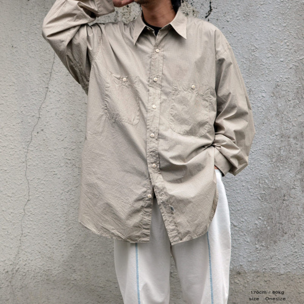 Marvine Pontiak shirt makers /// Military SH Beige Minigraph CH 03