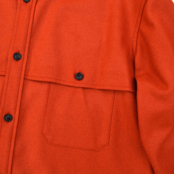 URU /// WOOL JERSEY LONG SLEEVE SHIRTS Orange 06