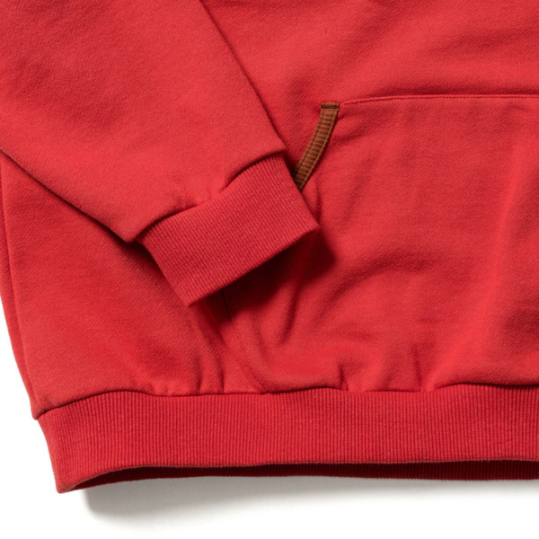 Sasquatchfabrix. /// TALISMAN HALF ZIP SWEAT HOODIE Red 02