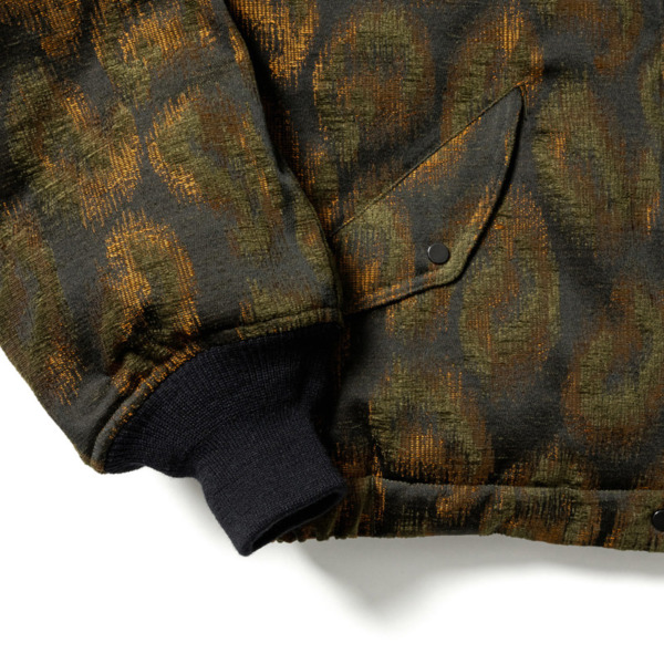 Sasquatchfabrix. /// JACQUARD FLIGHT JACKET Olive 02