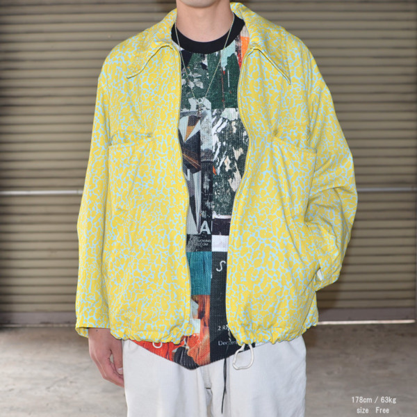 HOMELESS TAILOR /// SWING TOP Saxyellow Leopard 04