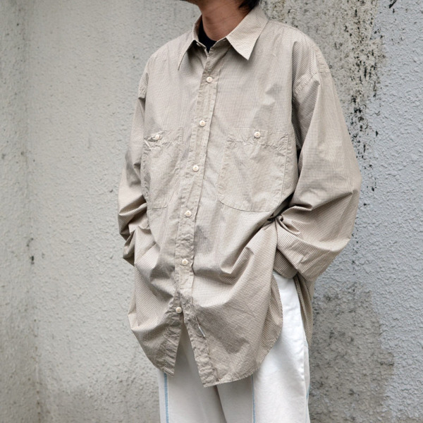 Marvine Pontiak shirt makers /// Military SH Beige Minigraph CH 04