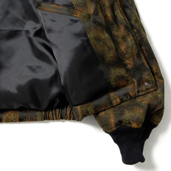 Sasquatchfabrix. /// JACQUARD FLIGHT JACKET Olive 03