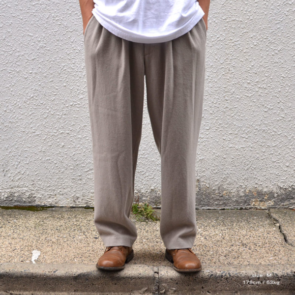 ents. /// Cashmere Melton 2-Tack Trouser 03