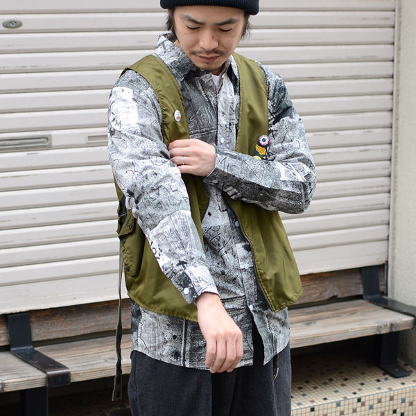 iggy /// WET CEMENT BUTTON DOWN 05