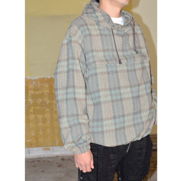 HEALTH /// ANORAK PARKER Green check 05