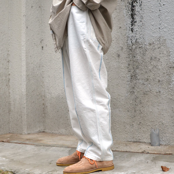 gourmet jeans /// LOCK STITCH White 04