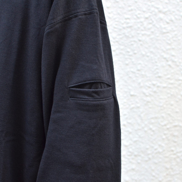 tone /// Air wool long sleeve shirts D.Navy 05