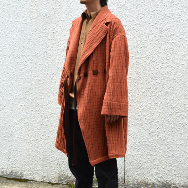 Sasquatchfabrix. /// WOOLY YOURYUU COAT Salmon Pink 05