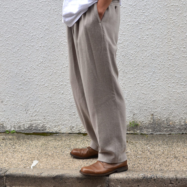 ents. /// Cashmere Melton 2-Tack Trouser 04