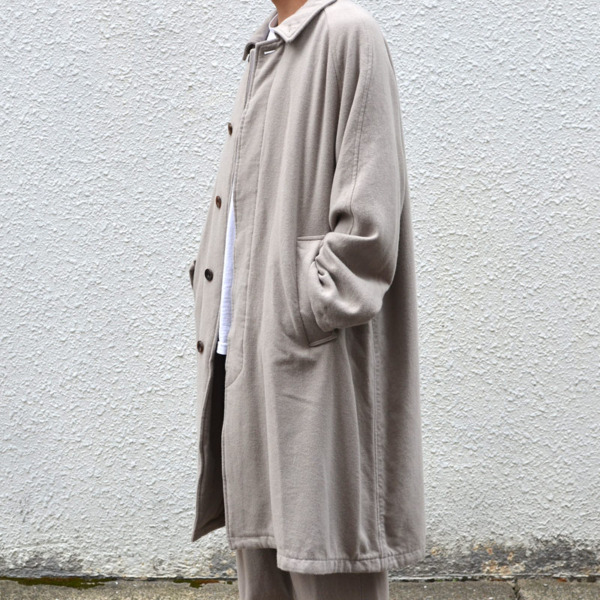 ents. /// Cashmere Melton Over Coat Gray 04