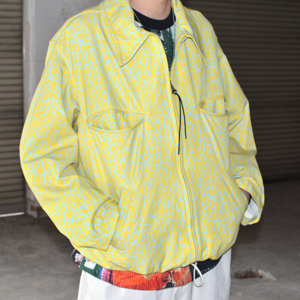 HOMELESS TAILOR /// SWING TOP Saxyellow Leopard 06