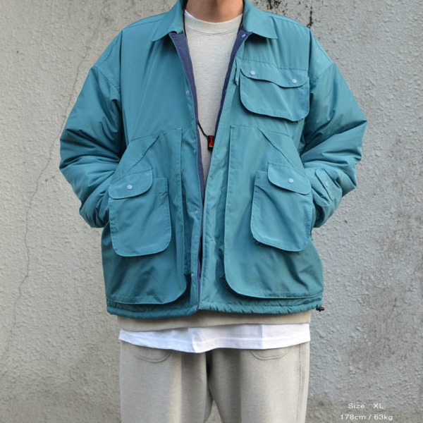 NOROLL /// TWO FACE JACKET SAX×NAVY 05