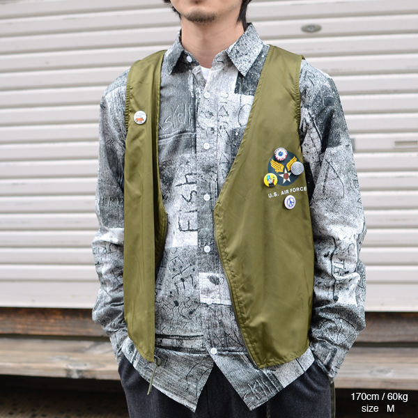 iggy /// WET CEMENT BUTTON DOWN 07