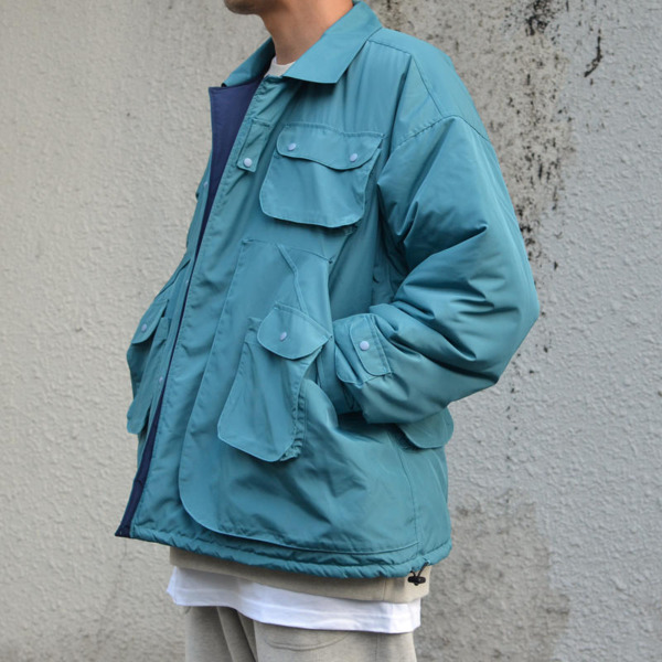 NOROLL /// TWO FACE JACKET SAX×NAVY 06