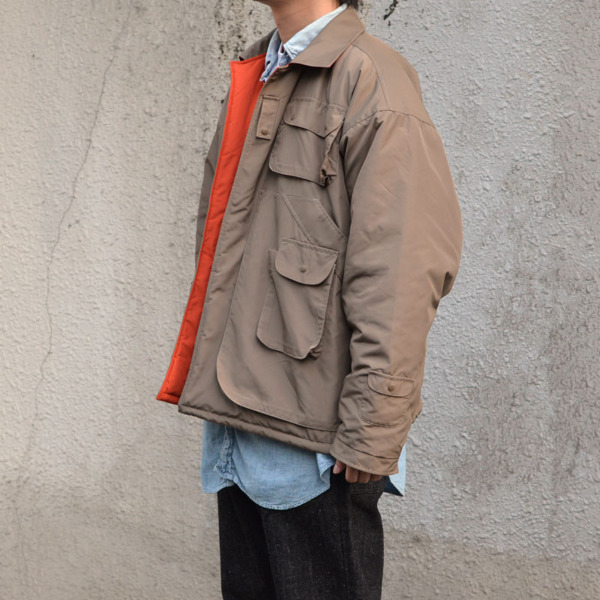 TWO FACE JACKET BEIGE×ORANGE 06