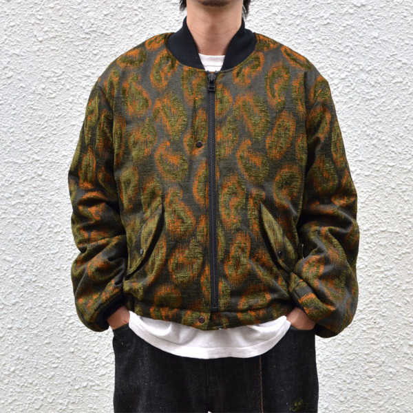 Sasquatchfabrix. /// JACQUARD FLIGHT JACKET Olive 06