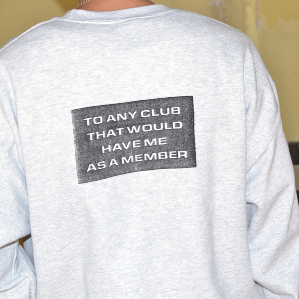 Nathaniel Matthews × SUPPLY /// CLUB Crew Sweat 06