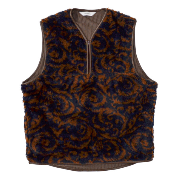 Sasquatchfabrix. /// JACQUARD BOA FLEECE VEST 01