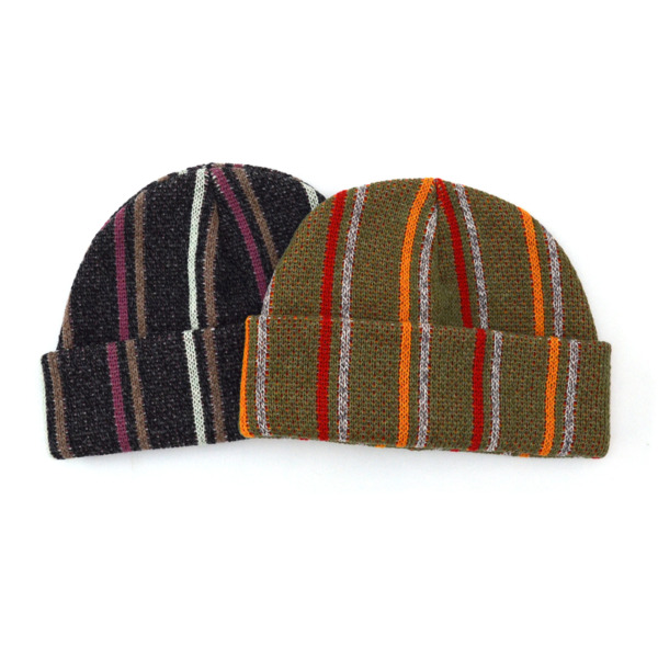 NOROLL /// WASHABLE STRIPE BEANIE 06