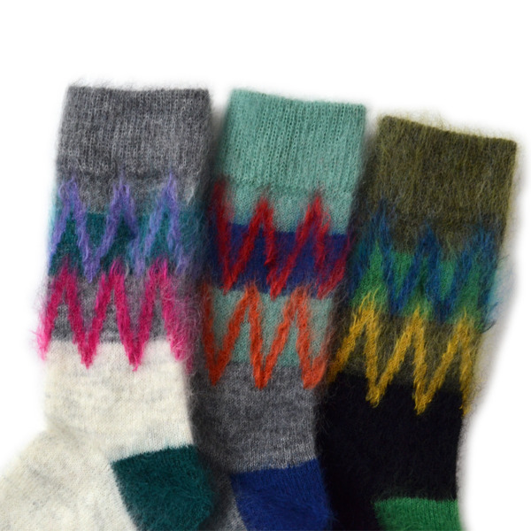 BLOHM /// WAVE MOHAIR SOCKS 02