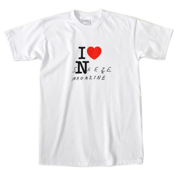 Sneeze Magazine /// TOURIST TEE White 01