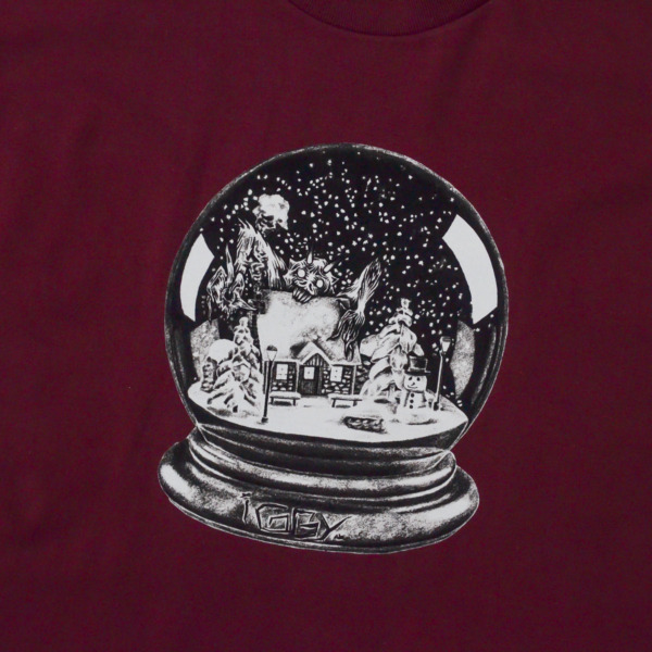 iggy /// Snowball T Shirt Dark Maroon 02