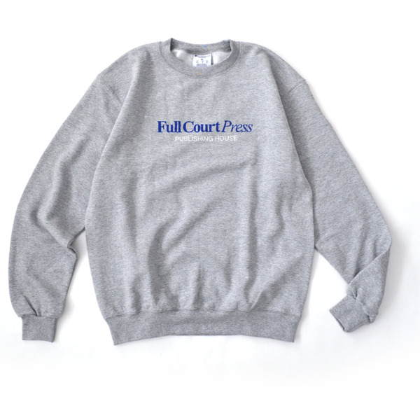 Full Court Press /// FCP LOGO CREWNECK Gray 01