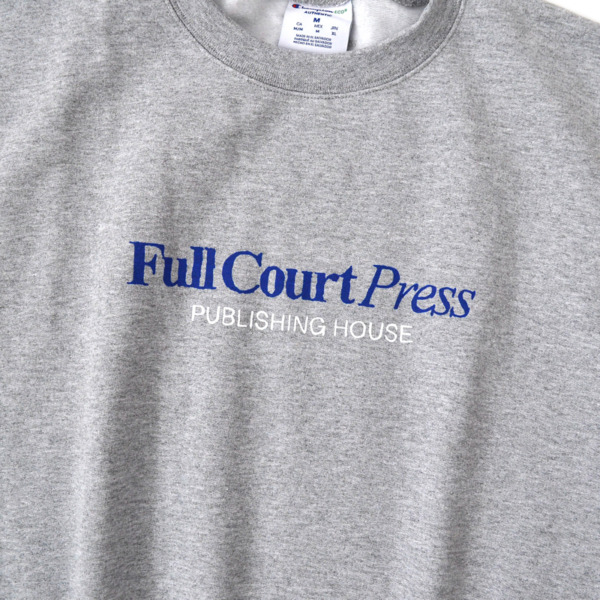 Full Court Press /// FCP LOGO CREWNECK Gray 02