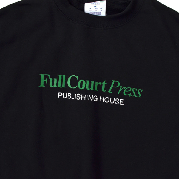 Full Court Press /// FCP LOGO CREWNECK Black 02