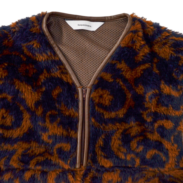 Sasquatchfabrix. /// JACQUARD BOA FLEECE VEST 02