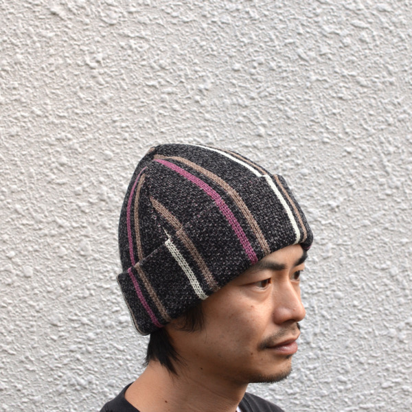 NOROLL /// WASHABLE STRIPE BEANIE 02