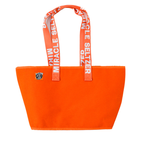 Miracle Seltzer /// THE STUDIO TOTE Orange 01