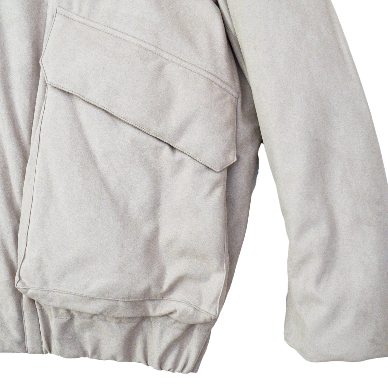 URU TOKYO / ZIP UP BLOUSON L.Gray