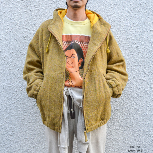 HOMELESS TAILOR /// ZIP PARKA Dal Gold 04