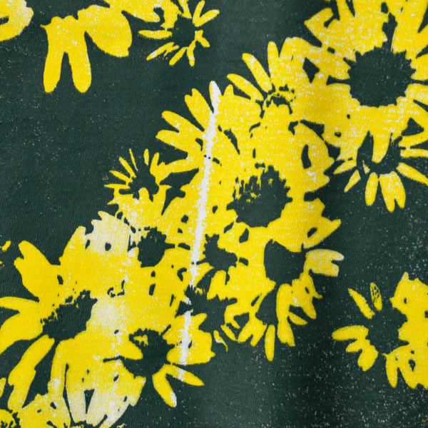 Miracle Seltzer /// Green + Yellow Daisy S/S Black 02