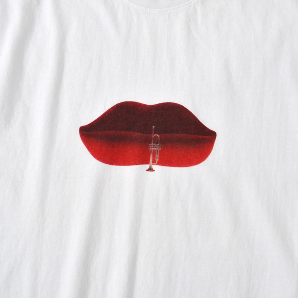 BOOK WORKS /// Blow Your Horn Tee White 02