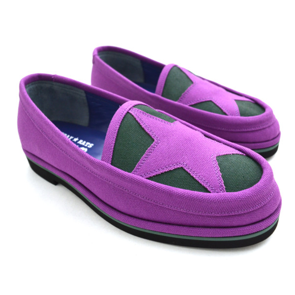 BLOHM × STRAY RATS /// STAR RAT LOAFER PURPLE/GREEN 03