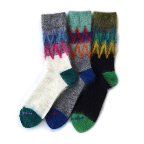 BLOHM /// WAVE MOHAIR SOCKS 01