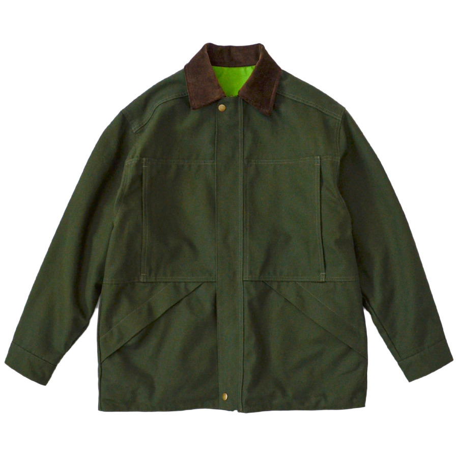 COMFORTABLE REASON (Reversible Work Jacket Khaki / Green) 通販